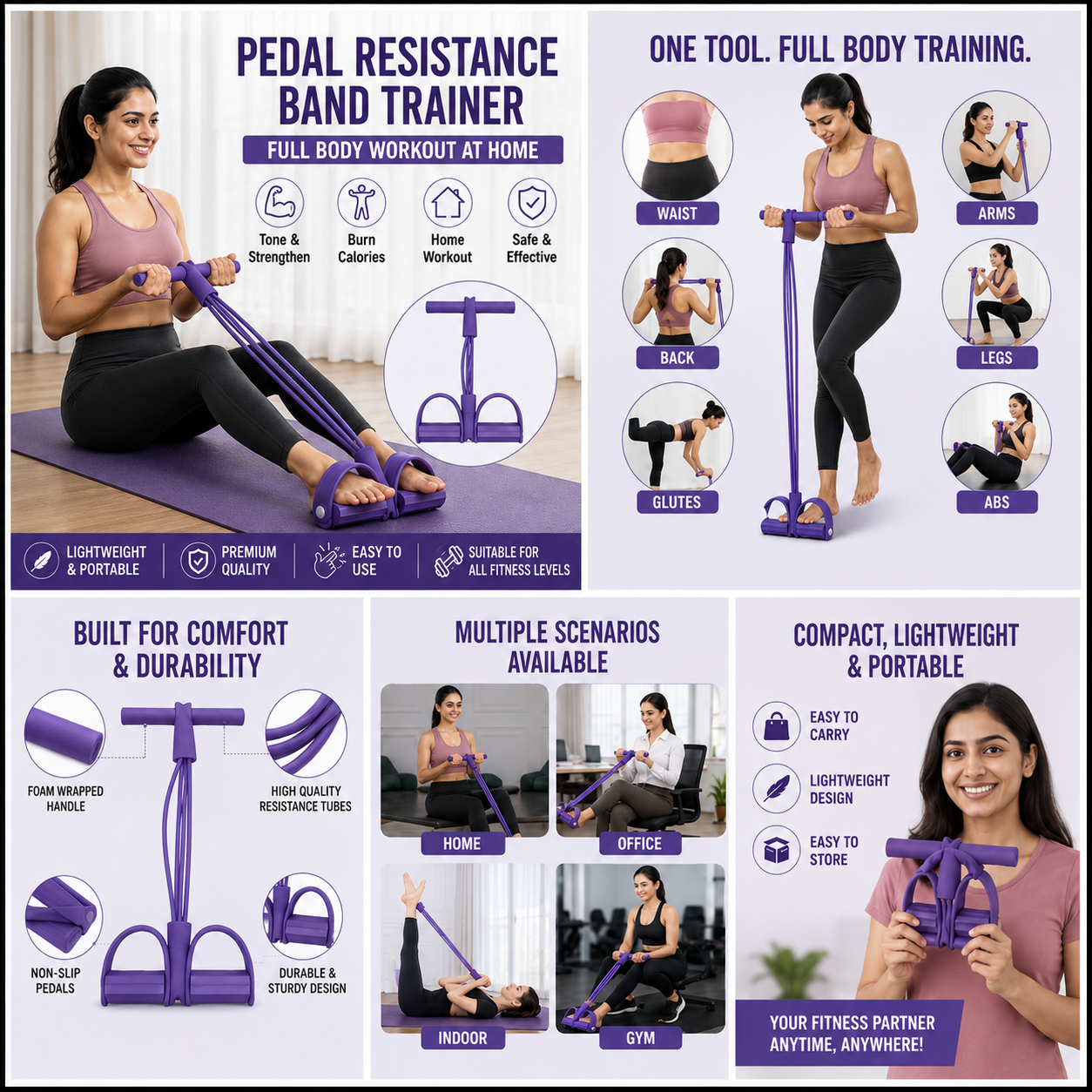 FlexTone Pro™ – Full Body Resistance Trainer